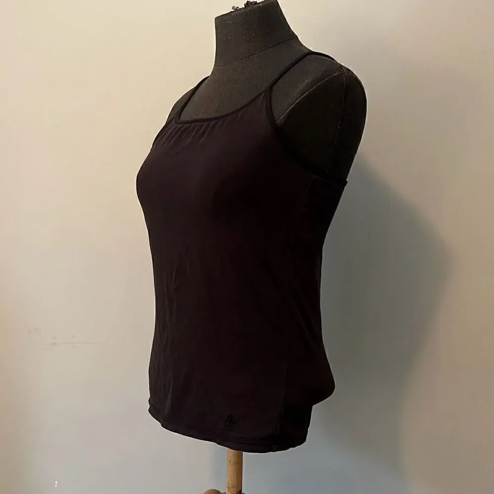 Limited Too Women's Black Square Neck Spaghetti Strap Tank Top Size 16 - Picture 3 of 6